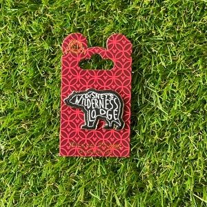 Disney World Fort Wilderness Lodge Pin Denim Bear